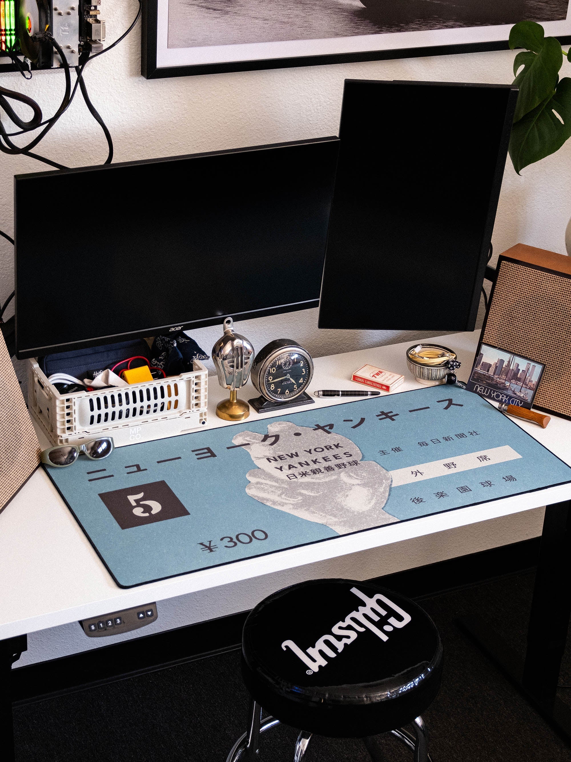 1955 Japan X New York Ticket