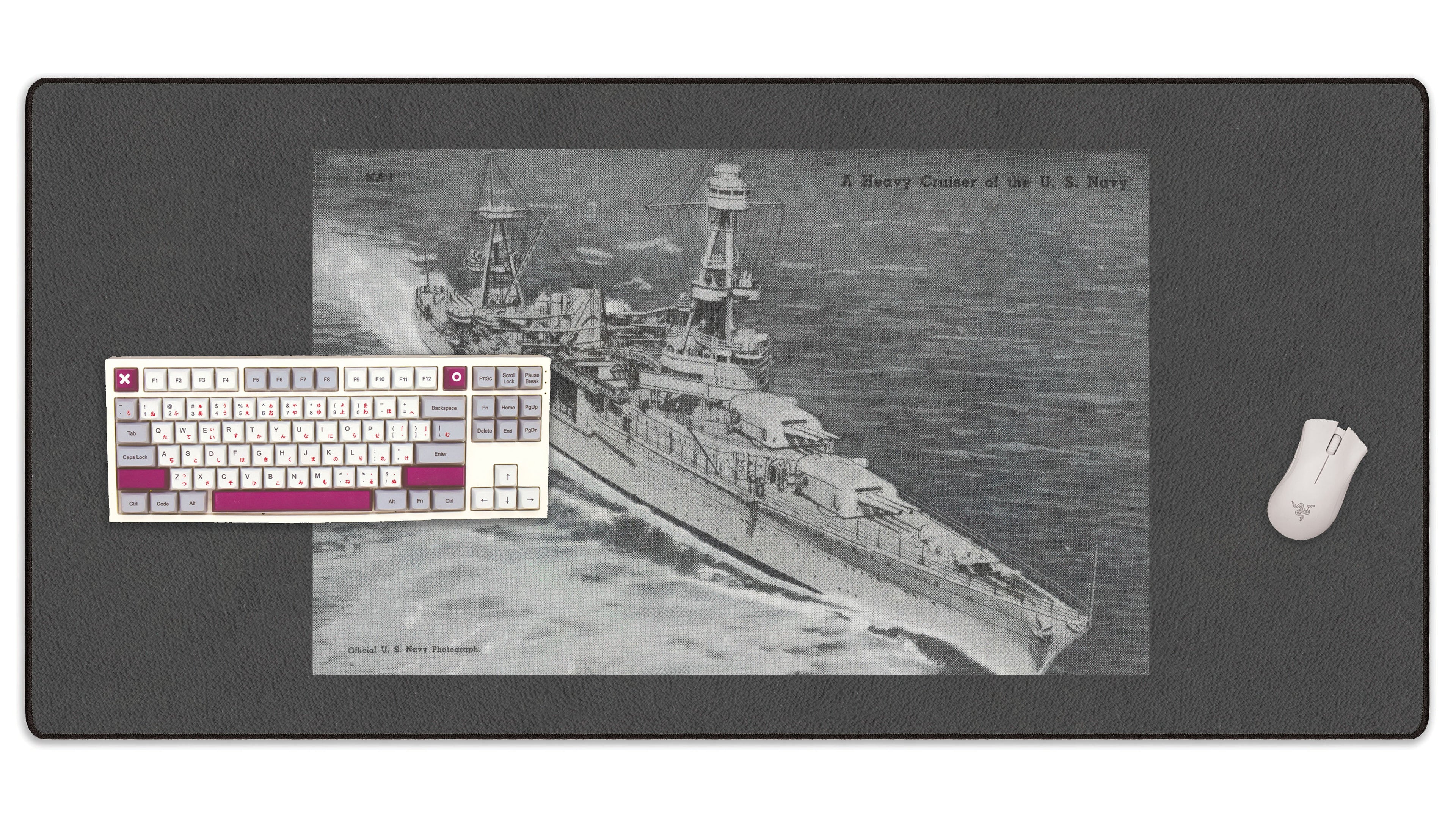 A Heavy Cruiser Of The US Navy