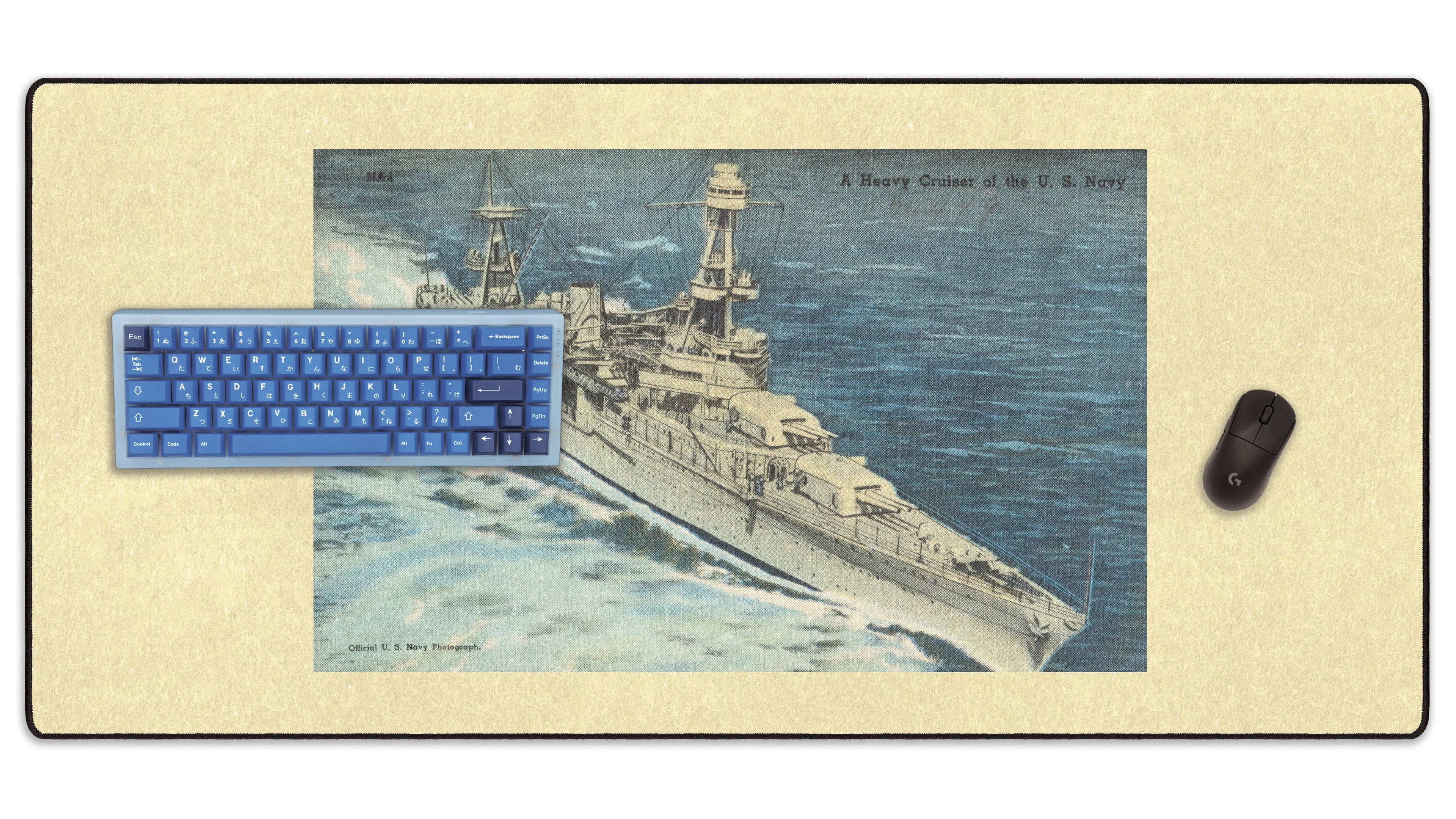 A Heavy Cruiser Of The US Navy