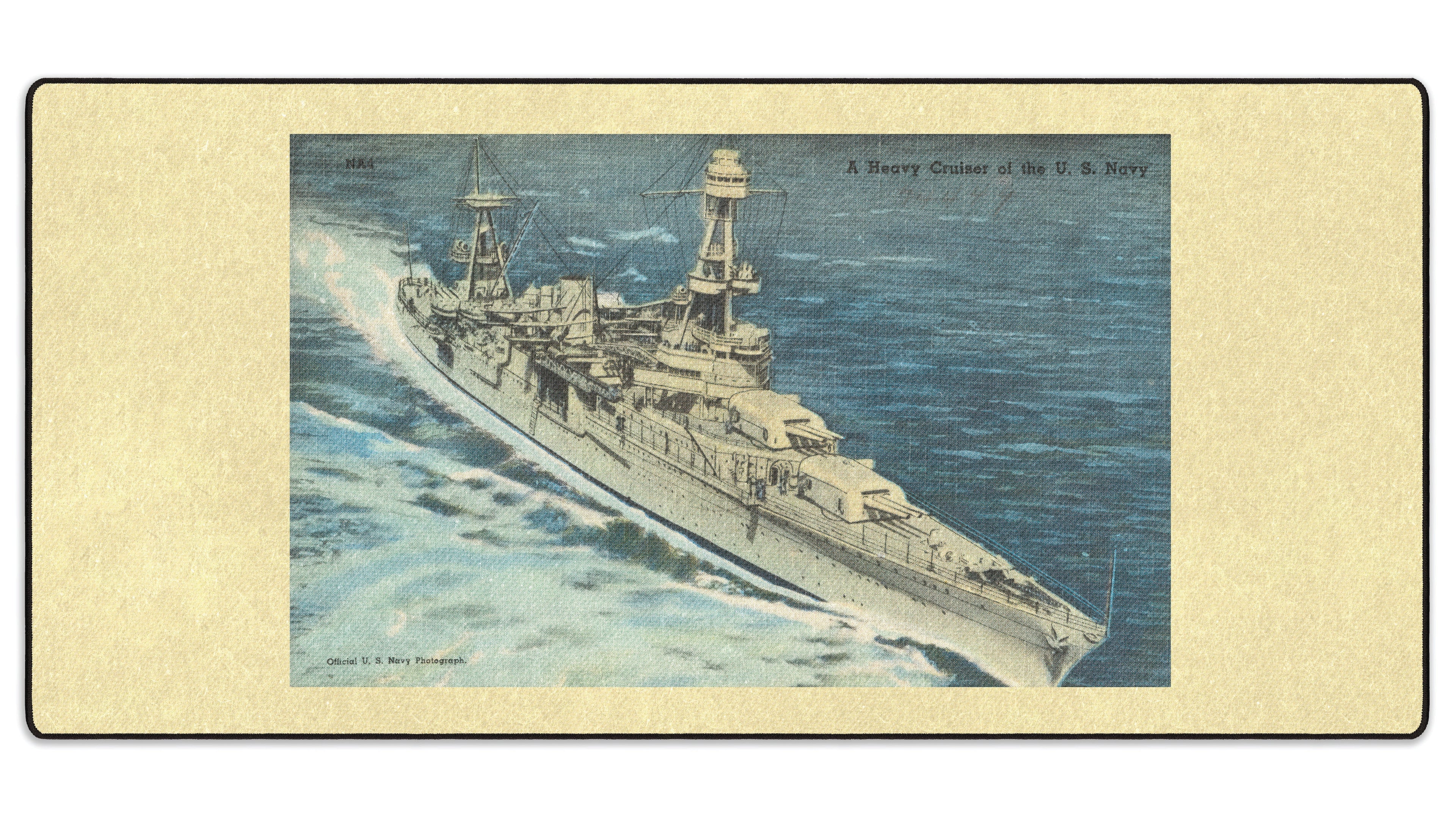 A Heavy Cruiser Of The US Navy